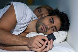 smartphone bed